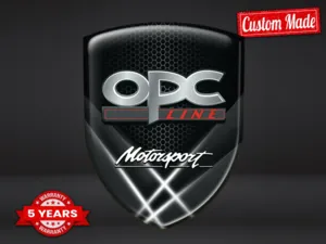 OPC Emblèmes Entreprise Auto Résistants Qualité Universel